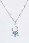 Opal Fish 925 Sterling Silver Necklace - Tophatter Shopping Deals - Electronics, Jewelry, Auction, App, Bidding, Gadgets, Fashion