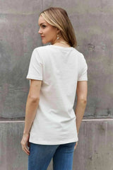 Simply Love AMERICA Graphic Cotton Tee Women's T-Shirts - Tophatter Daily Deals
