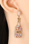 Wine Shape Zinc Alloy Acrylic Dangle Earrings Earrings - Tophatter Daily Deals