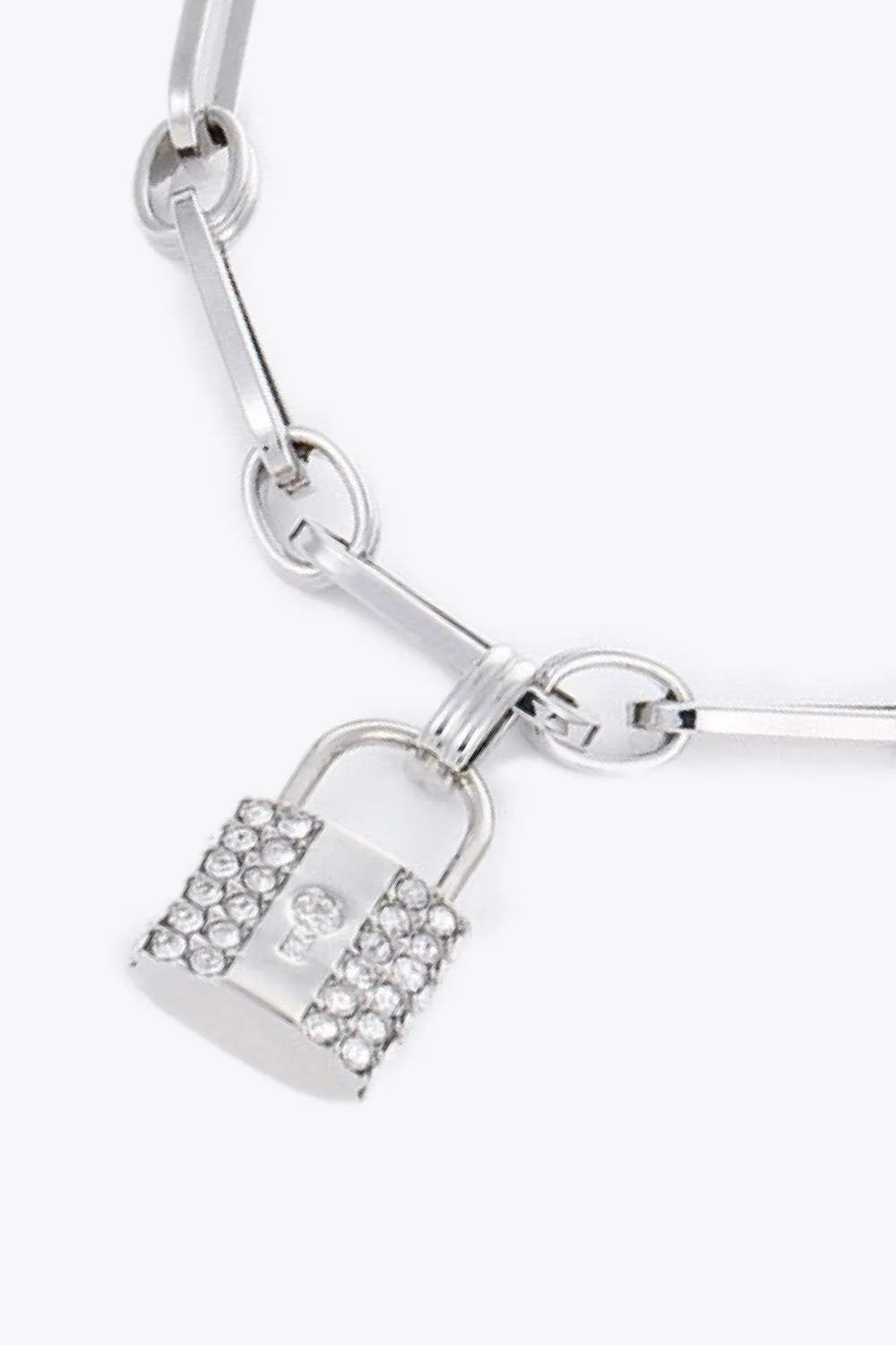 Lock Charm Chain Bracelet Bracelets - Tophatter Daily Deals