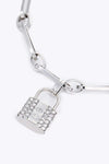Lock Charm Chain Bracelet Bracelets - Tophatter Daily Deals