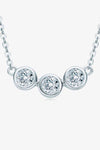 Find Your Center Moissanite Necklace Moissanite - Tophatter Daily Deals