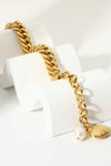 18K Gold-Plated Curb Chain Bracelet Bracelets - Tophatter Daily Deals