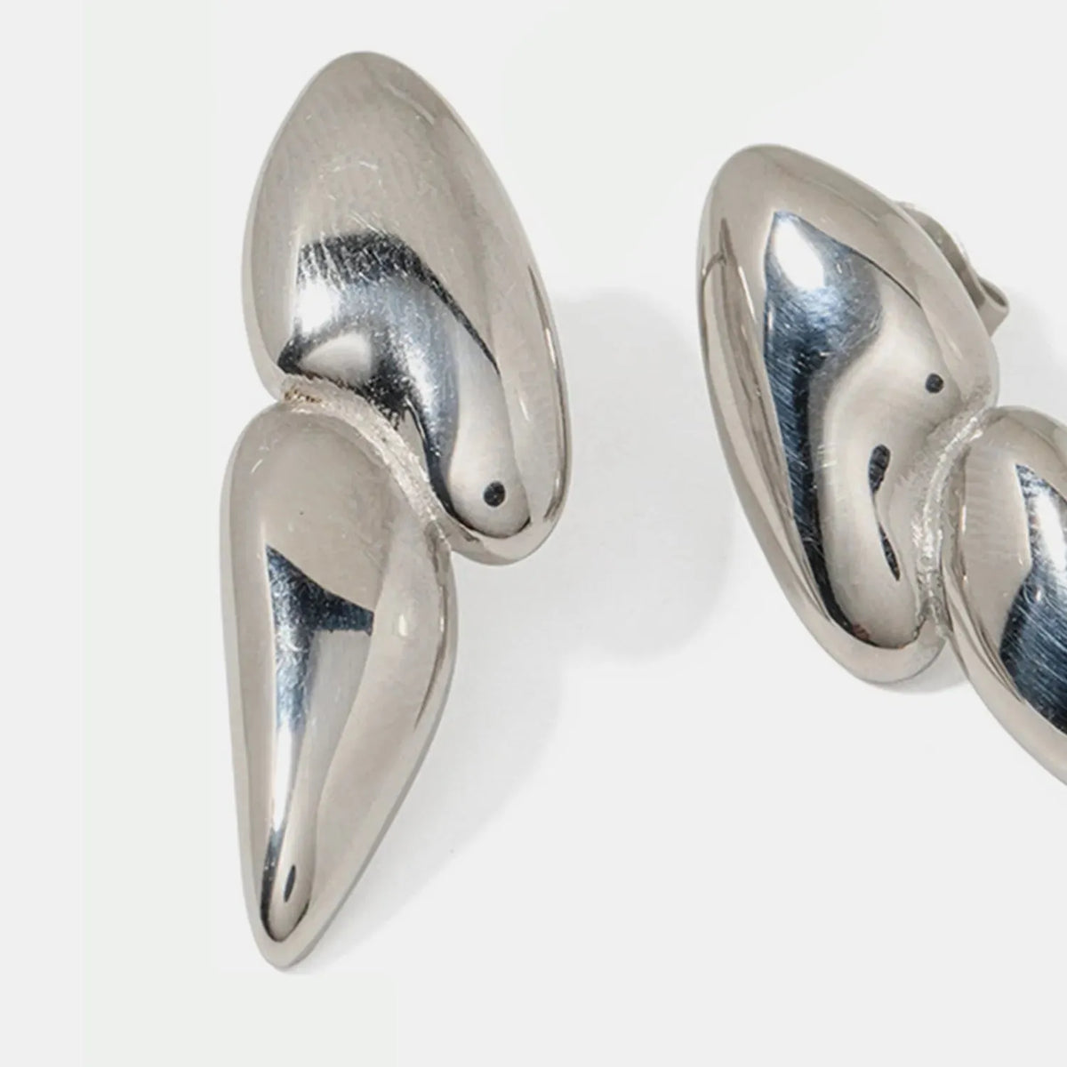Geometric Stainless Steel Earrings Earrings - Tophatter Daily Deals