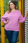 Plus Size Contrast Stitching Long Sleeve T-Shirt Women's T-Shirts - Tophatter Daily Deals