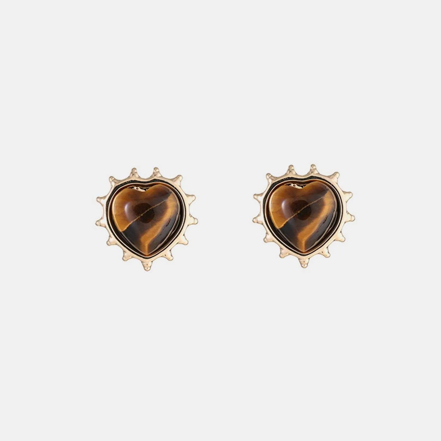 Heart & Geometric Alloy Earrings Style D One Size Earrings - Tophatter Daily Deals