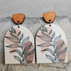 Geometrical Shape Wooden Drop Earrings Earrings - Tophatter Daily Deals