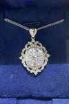 5 Carat Moissanite 925 Sterling Silver Necklace Moissanite - Tophatter Daily Deals