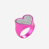 Geometric Glass Stone Alloy Ring Style E One Size Rings - Tophatter Daily Deals