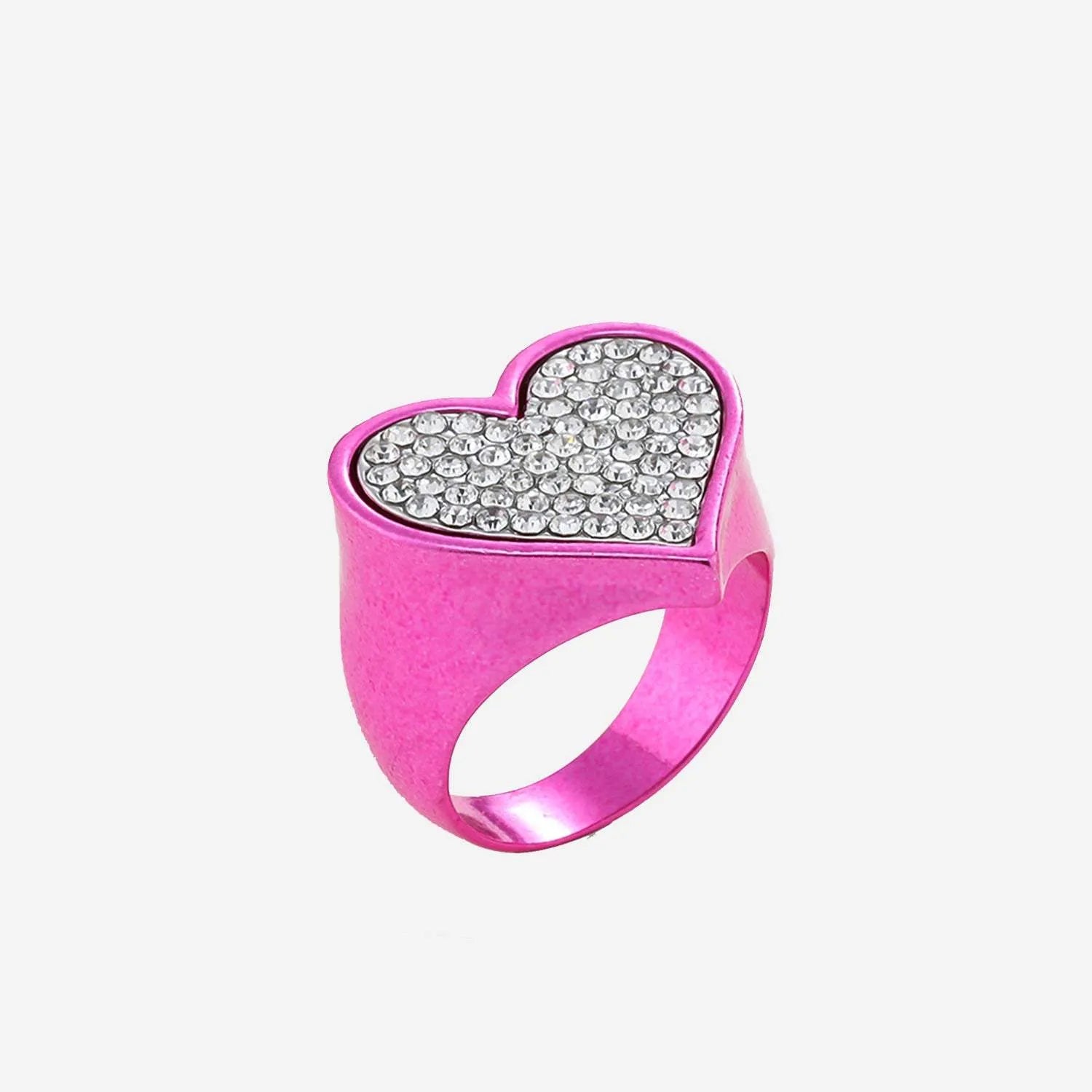 Geometric Glass Stone Alloy Ring Style E One Size Rings - Tophatter Daily Deals