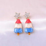 Christmas Tree Rhinestone Alloy Earrings Earrings - Tophatter Daily Deals