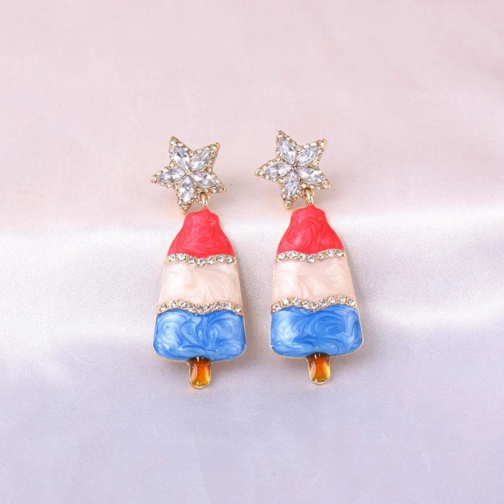 Christmas Tree Rhinestone Alloy Earrings Earrings - Tophatter Daily Deals