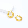 Gold-Plated Huggie Earrings Earrings - Tophatter Daily Deals