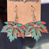 Wooden Dangle Earrings Style A One Size Earrings - Tophatter Daily Deals