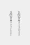 Moissanite 925 Sterling Silver Connected Earrings - Shop Tophatter Deals, Electronics, Fashion, Jewelry, Health, Beauty, Home Decor, Free Shipping