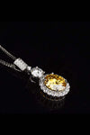 6 Carat Moissanite Pendant Necklace - Tophatter Shopping Deals