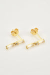 Zircon 925 Sterling Silver Drop Earrings Earrings - Tophatter Daily Deals