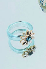 5-Piece Wholesale Only With You Sunflower Ring Rings - Tophatter Daily Deals
