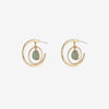 Geometric Teardrop Shape Alloy Earrings Mid Green One Size Earrings - Tophatter Daily Deals