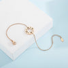 Stainless Steel Pierced Rhinestone Bracelet Bracelets - Tophatter Daily Deals