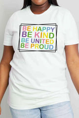 Simply Love Full Size Slogan Graphic Cotton Tee Women's T-Shirts - Tophatter Daily Deals