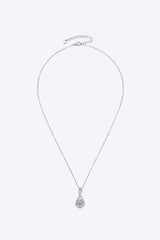 2 Carat Moissanite 925 Sterling Silver Necklace Moissanite - Tophatter Daily Deals