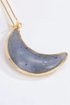 Resin Moon Drop Earrings Earrings - Tophatter Daily Deals