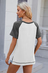 Round Neck Short Sleeve T-Shirt Women's T-Shirts - Tophatter Daily Deals