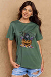 Simply Love Full Size Jack-O'-Lantern Graphic T-Shirt Green Women's T-Shirts - Tophatter Daily Deals