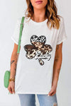 LUCKY Graphic Round Neck T-Shirt Women's T-Shirts - Tophatter Daily Deals