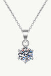 Adored Get What You Need Moissanite Pendant Necklace Moissanite - Tophatter Daily Deals