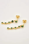 Inlaid Zircon 925 Sterling Silver Earrings Earrings - Tophatter Daily Deals
