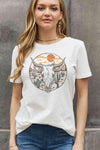 Simply Love Full Size Bull Cactus Graphic Cotton Tee - Tophatter Daily Deals