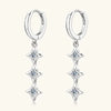 Moissanite 925 Sterling Silver Geometric Shape Earrings Moissanite - Tophatter Daily Deals