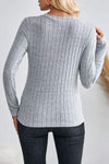 V-Neck Long Sleeve T-Shirt Women's T-Shirts - Tophatter Daily Deals