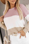 Color Block Dropped Shoulder Blouse Blouses - Tophatter Daily Deals