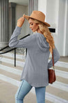 Long Sleeve Hooded Blouse Blouses - Tophatter Daily Deals