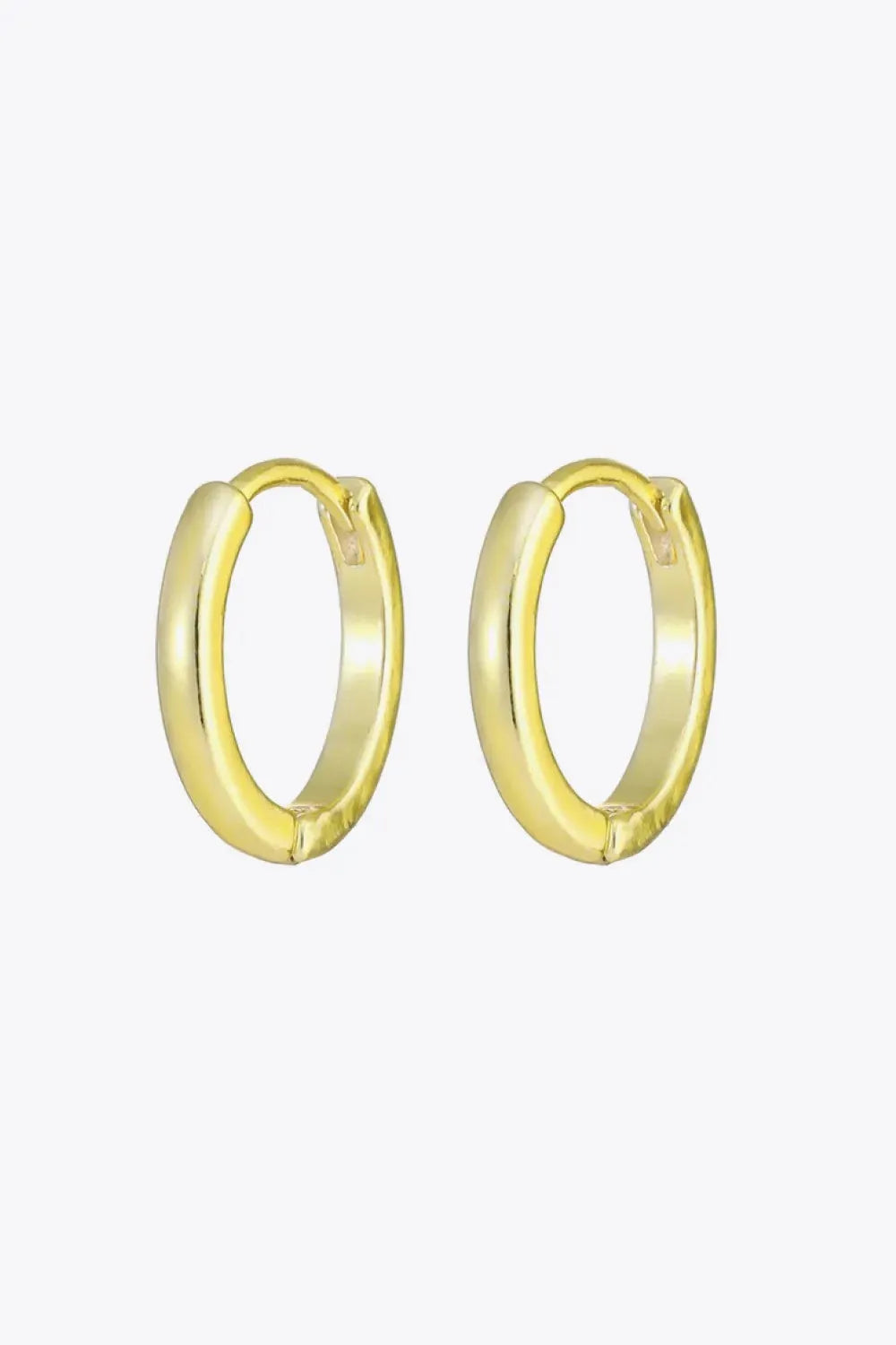 Copper Huggie Earrings Earrings - Tophatter Daily Deals