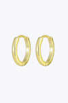Copper Huggie Earrings Earrings - Tophatter Daily Deals