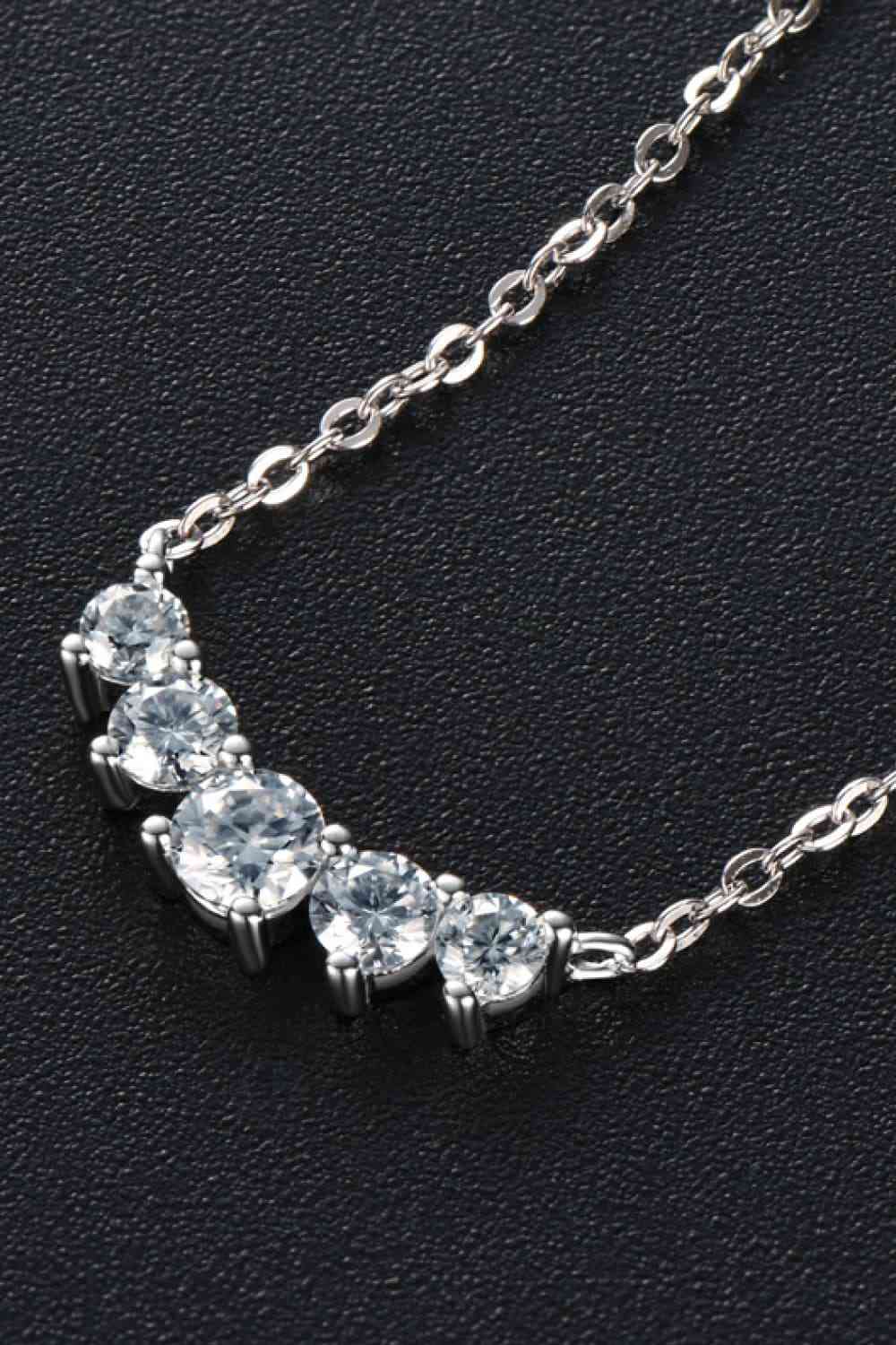 Moissanite Pendant Necklace Moissanite - Tophatter Daily Deals