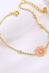 Flower Chain Bracelet Bracelets - Tophatter Daily Deals