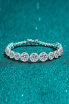 925 Sterling Silver 10.4 Carat Moissanite Bracelet Moissanite - Tophatter Daily Deals