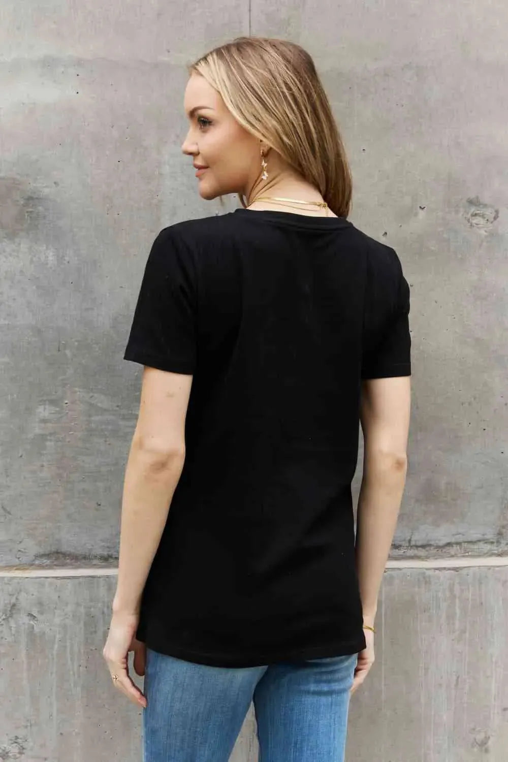 Simply Love MAMA Butterfly Graphic Cotton T-Shirt Women's T-Shirts - Tophatter Daily Deals