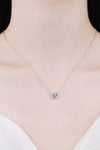 Beautiful Words 1 Carat Moissanite Pendant Necklace Moissanite - Tophatter Daily Deals