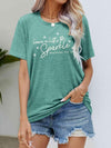 LEAVE A LITTLE SPARKLE WHEREVER YOU GO Tee Shirt Gum Leaf Women's T-Shirts - Tophatter Daily Deals