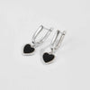 925 sterling silver Heart Drop Earrings Earrings - Tophatter Daily Deals