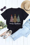 MERRY CHRISTMAS Graphic T-Shirt Women's T-Shirts - Tophatter Daily Deals