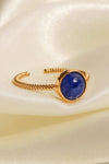 18K Gold-Plated Twisted Open Ring Rings - Tophatter Daily Deals