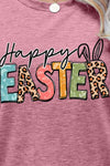 HAPPY EASTER Graphic Round Neck Tee Shirt Women's T-Shirts - Tophatter Daily Deals