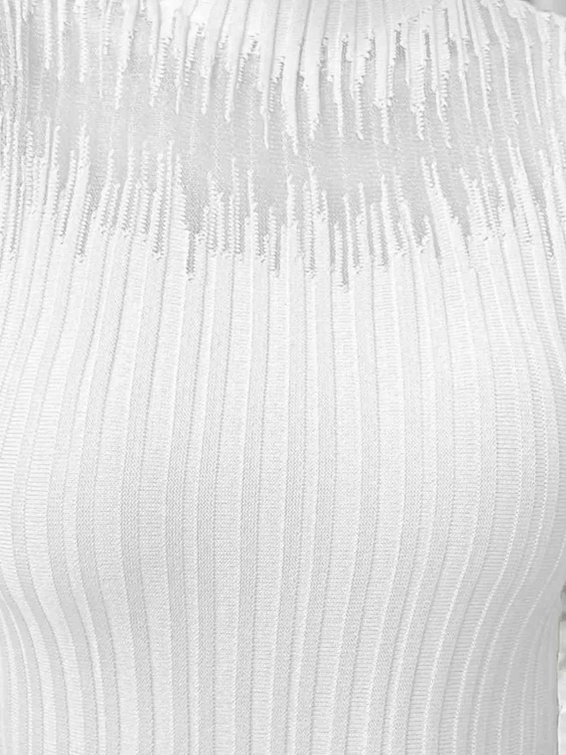 Mock Neck Ribbed Knit Tank Blouses - Tophatter Daily Deals